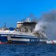 Twaalf vermisten na brand op veerboot bij Griekse eiland Corfu