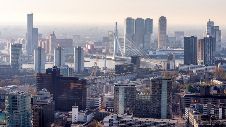 De skyline van Rotterdam. Beeld anp