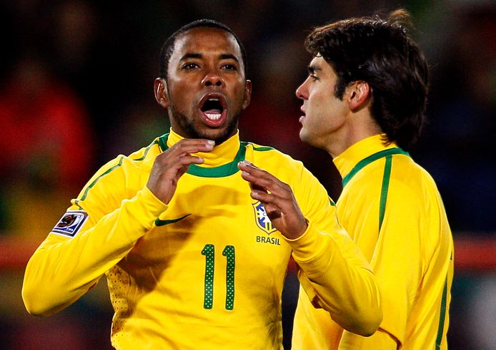Robinho en Kaka.