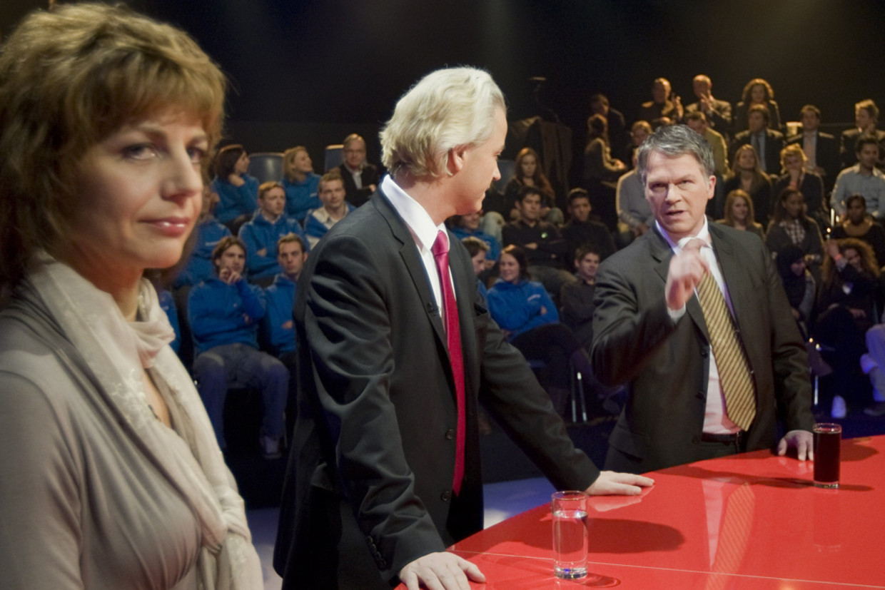 Lijsttrekkers bij het verkiezingsdebat. (ANP) Beeld 