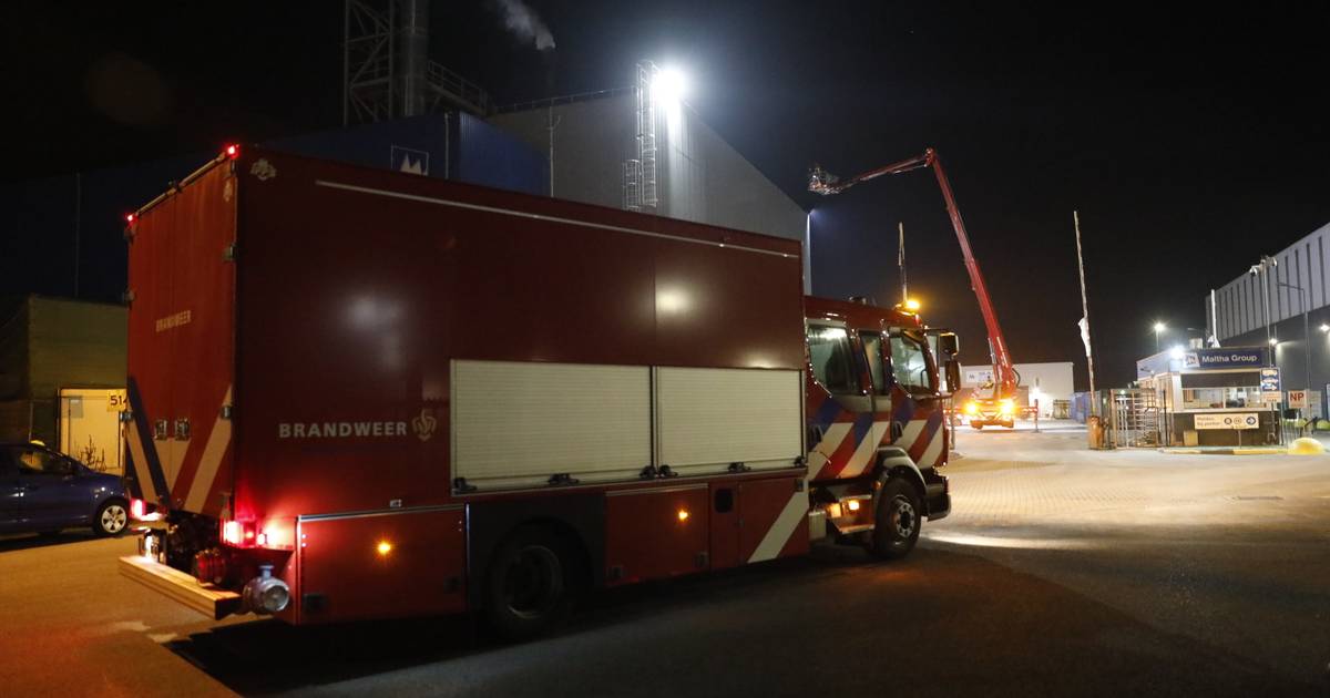 Brandmelding bij een bedrijf in Heijningen op Glasweg