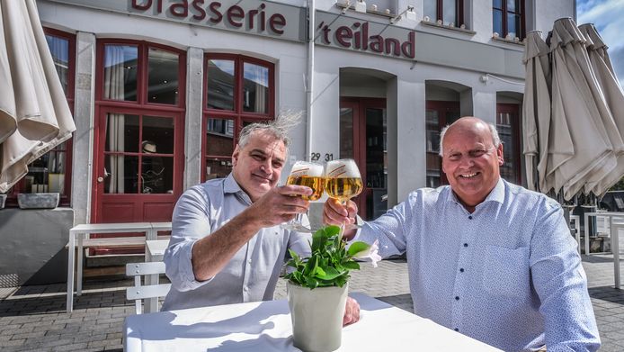 Goeie vriend Dirk Coopman met Ignace Crombé in mei vorig jaar.