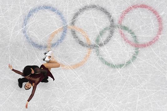 Tessa Virtue en Scott Moir.