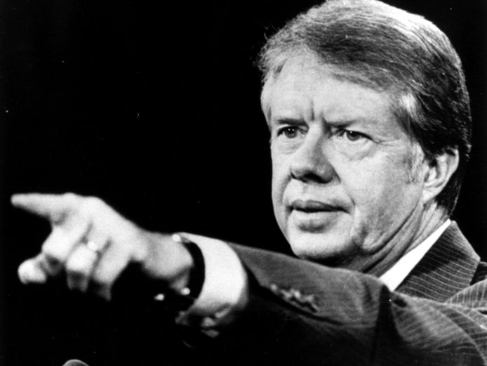 Le président américain Jimmy Carter.