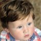 Bijzonder: baby met enorme bos haar!