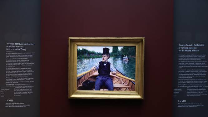 Le tableau “La Partie de bateau” de Caillebotte, “trésor national” français, entre au musée d'Orsay