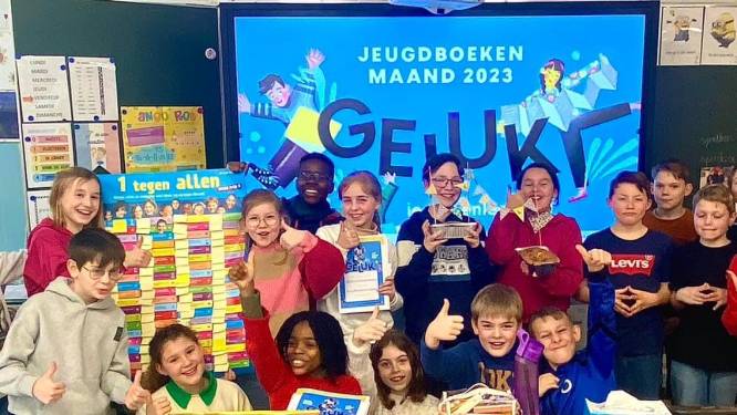 Leerlingen VBS Grotenberge beloond door bibliotheek