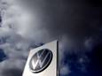 Le logo de VW au siège de l'entreprise à Wolfsburg, en Allemagne.