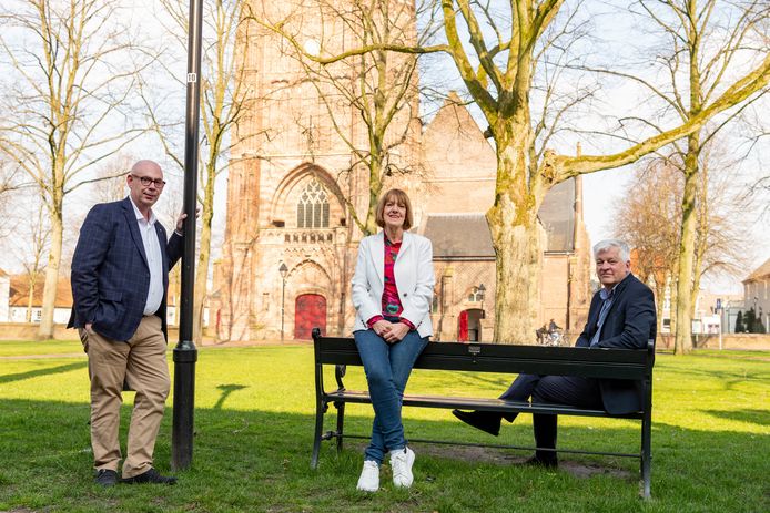 (vlnr) Ronald Blok, Gon Boers en Clemens Veraa.