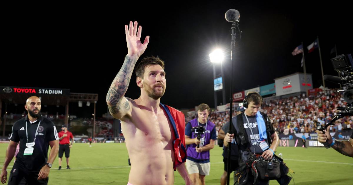 The success of the cup postpones the appearance of Lionel Messi in the league in America |  sports