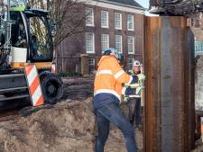 Eerste damwanden voor Namenmonument geplaatst
