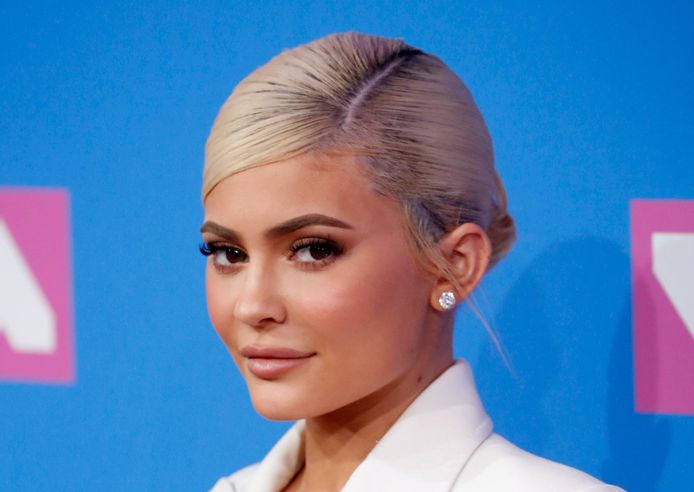 Kylie Jenner was de laatste maanden een blondine.