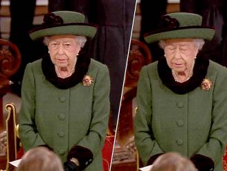 IN BEELD. Queen Elizabeth pinkt traantje weg terwijl ze laatste eer betuigt aan prins Philip
