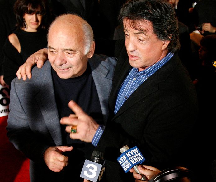 Burt Young e Sylvester Stallone nel 2006.