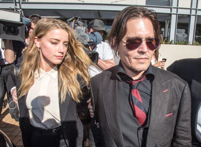 Amber Heard en Johnny Depp in betere tijden.