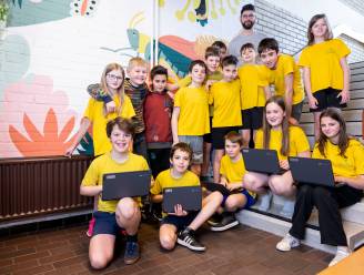 Zesdeklassers ’t Sprinkhaantje in finale ICT-wedstrijd Whizzkids