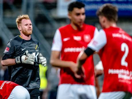 NAC-spits moet plots keepen: ‘Die voorzet plukte ik even uit de lucht. Dat was een lekker moment’