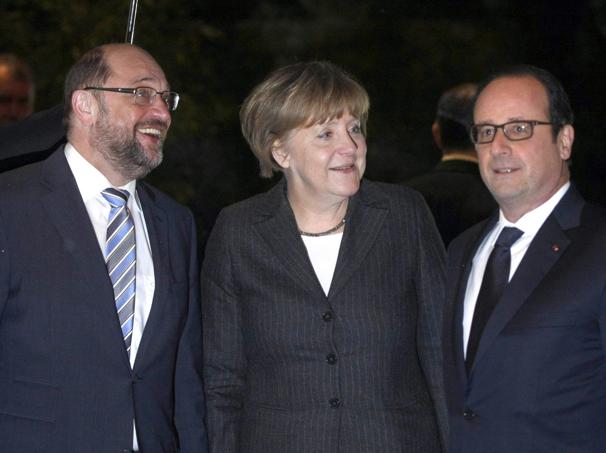 Martine Schulz, le Président du parlement européen, a également pris par à la rencontre informelle.