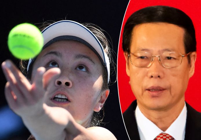 Peng Shuai et l'ex-vice-Premier ministre chinois, Zhang Gaoli