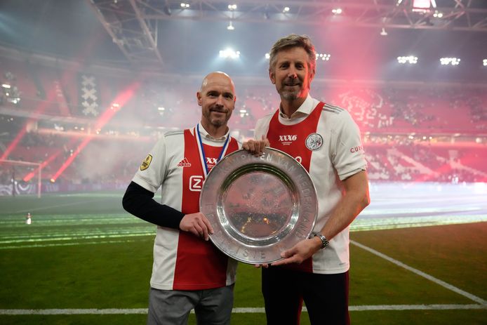 Erik ten Hag en Edwin van der Sar.