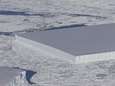 NASA treft op Antarctica perfect rechthoekige ijsberg aan