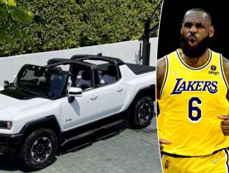 De nieuwe elektrische Hummer supertruck van LeBron James: met meer dan 4 ton bij ons niet eens personenwagen