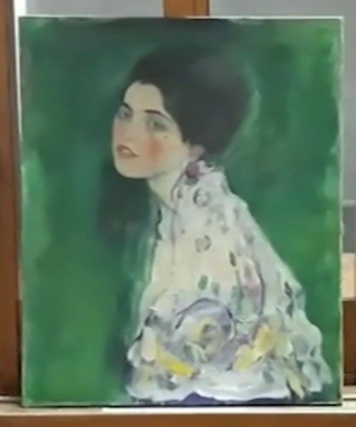 'Bildnis einer Frau' van Gustav Klimt
