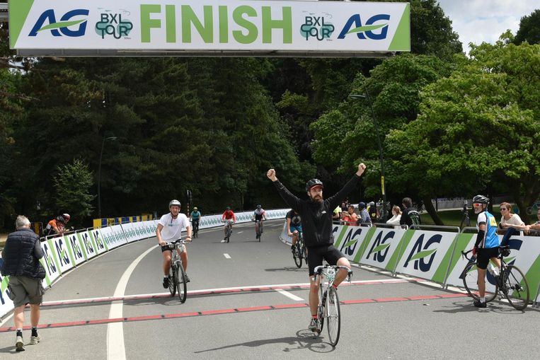 Bxl Tour Als Proevertje Voor Tour De France Brussel In De Buurt Hln