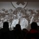 Charlie Chaplins Hitler-imitatie op mega doek Berlijn