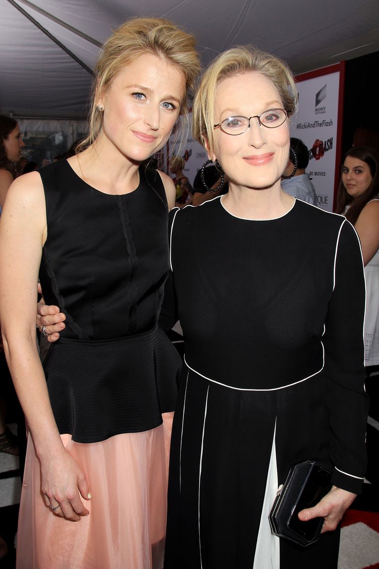 Mamie Gummer met moeder Meryl Streep. Beeld AP