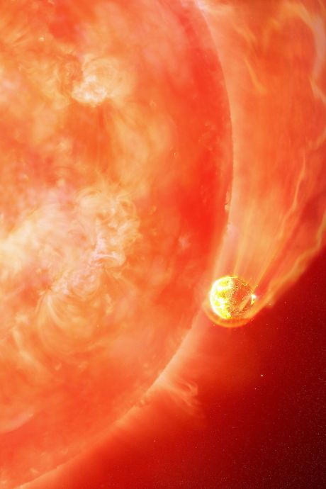 Un phénomène qui attend la Terre: une étoile en train d’avaler une planète observée pour la première fois