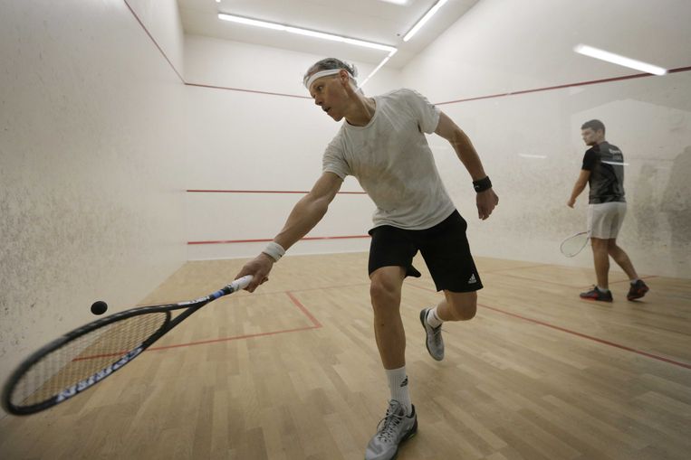 Voor van Basten is squash als 'schaken op het |