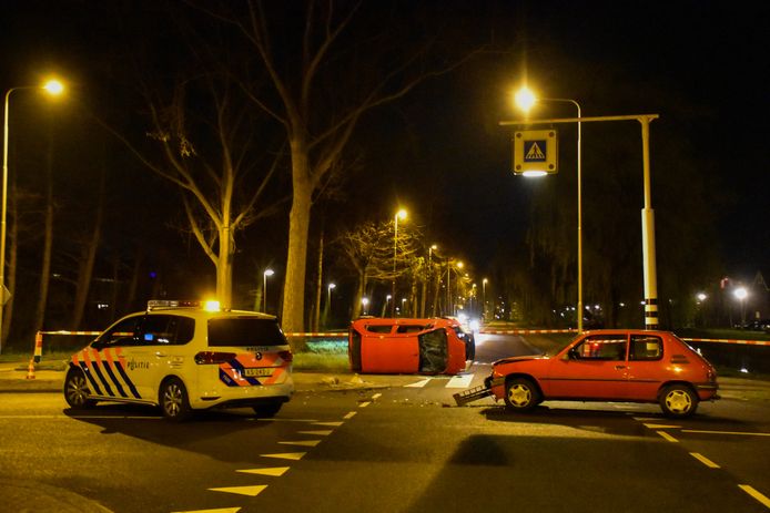 Aanrijding aan de Burgemeester van Reenensingel Gouda.