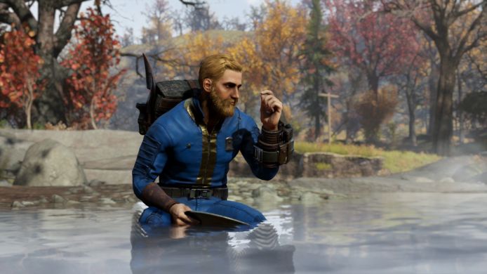 Beeld uit ‘Wastelanders’, de nieuwe uitbreiding van ‘Fallout 76'.