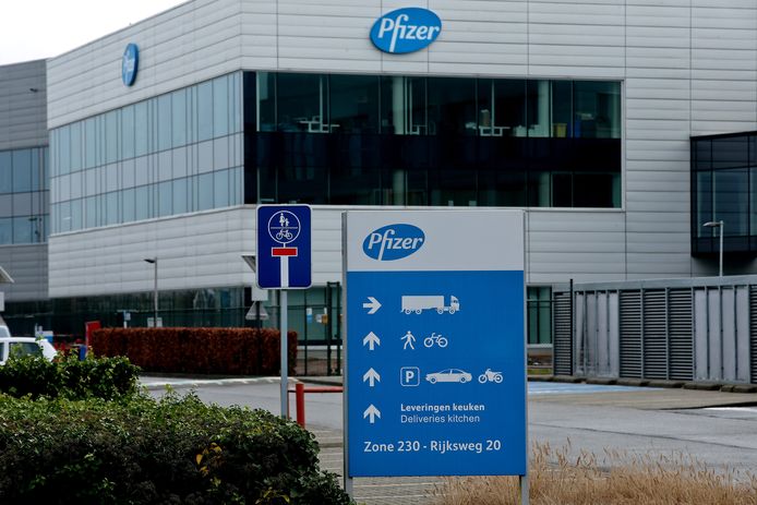 Pfizer in Puurs. Archiefbeeld.