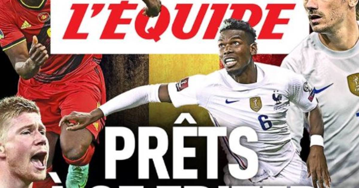 “Ready to fry”: French sports newspaper L’Équipe pricks Red Devils with challenging front page |  Belgium-France, LIVE on VTM (8:45 PM)