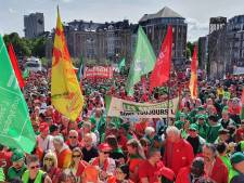 Environ 3.500 manifestants à Liège pour une amélioration du pouvoir d'achat