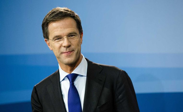 Premier Mark Rutte. Beeld anp