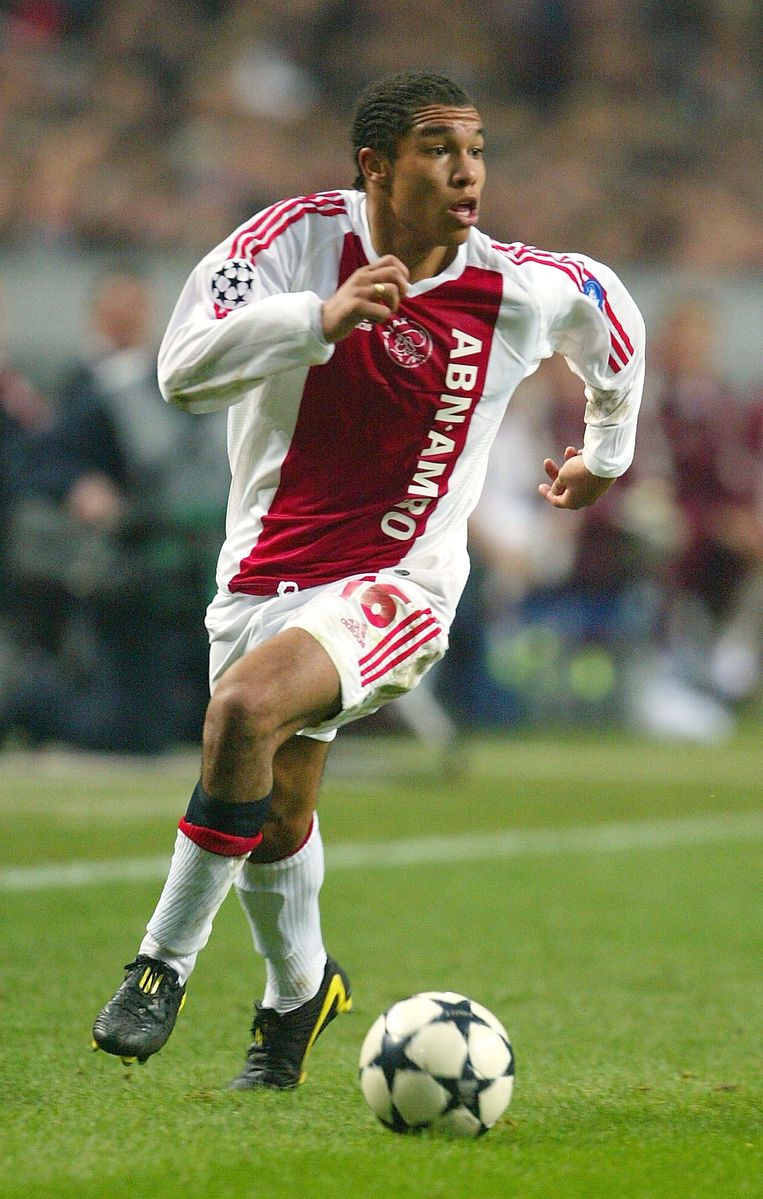 Nigel de Jong speelde tussen 2002 en 2006 96 officiële wedstrijden voor Ajax. Daarna kwam hij uit voor onder meer Manchester City, AC Milan en LA Galaxy. Beeld Getty Images