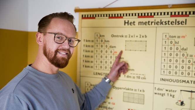 Een op de tien leerlingen heeft moeite met rekenen: leraar Ruben (36) bedacht een list