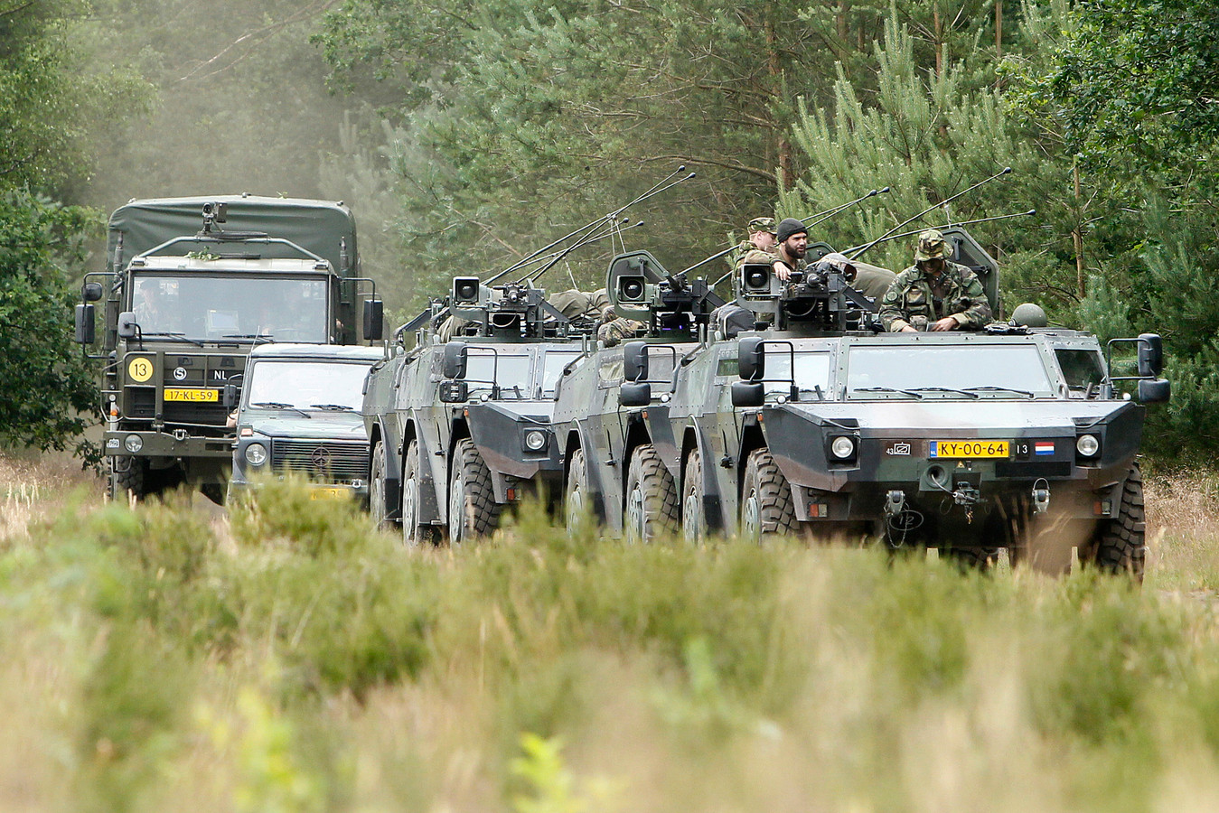 Militairen oefenen in OostNederland Foto AD.nl