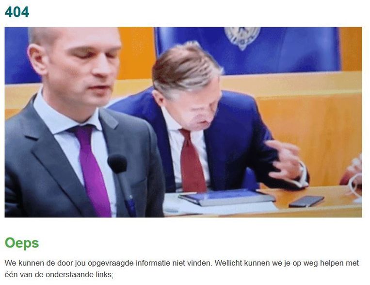 Buma in gevecht met zijn iPad. Beeld CDA.nl