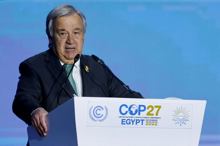 VN-secretaris-generaal Antonio Guterres Beeld REUTERS