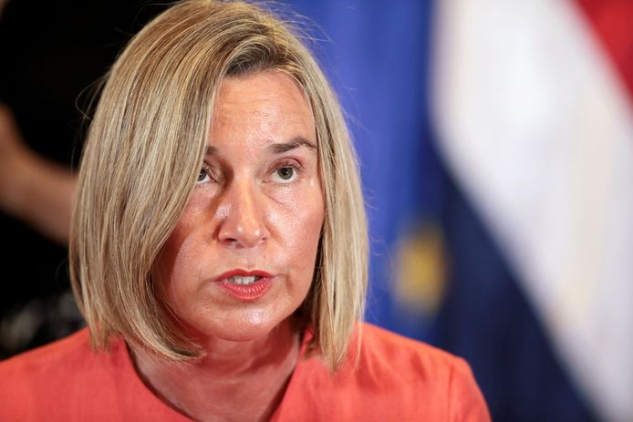 Federica Mogherini, de Hoge Vertegenwoordiger voor het Buitenlandbeleid van de EU.