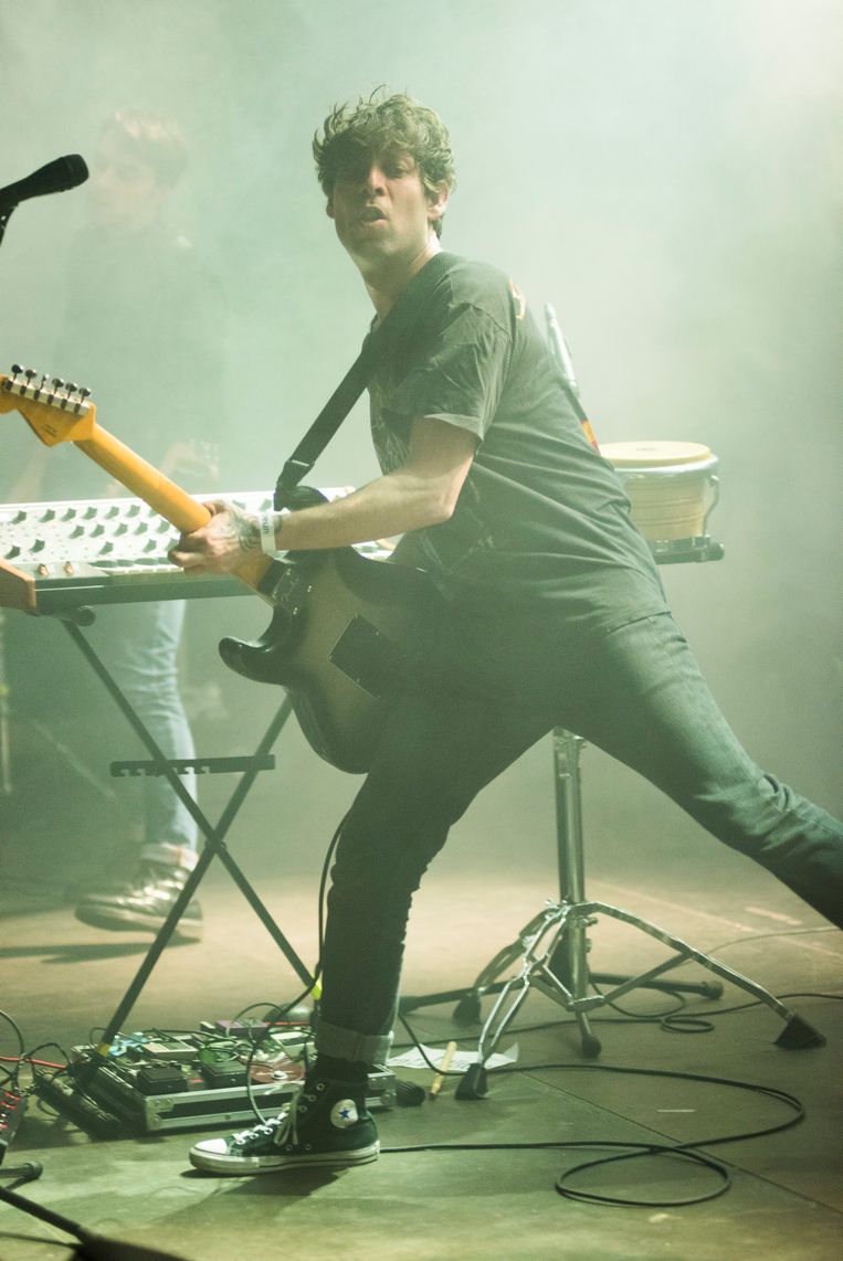 The Soft Moon op Sonic City festival: uw discomix voor de donkerste dagen. Beeld Alex Vanhee