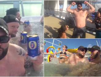 VIDEO: Diablo Blvd klaagt met XXL-bierblik in jacuzzi over "ellendige werkomstandigheden" op metalcruise