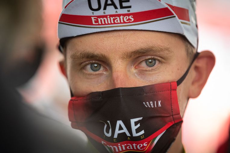 Tadej Pogacar, de winnaar van vorig jaar. Beeld AFP