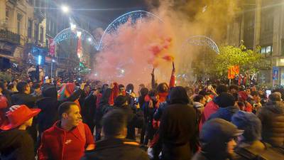 LIVE. Marokko stoot door op WK: volksfeest in Antwerpen, Gent en Kortrijk - In Brussel slaat de sfeer om