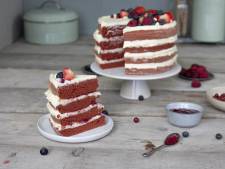 Wat Eten We Vandaag: Red velvet naked cake met rood fruit