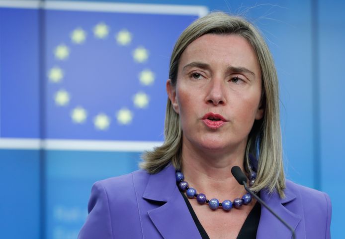 Federica Mogherini heeft ook al haar bezorgdheid geuit over de boorplannen van de Turken.